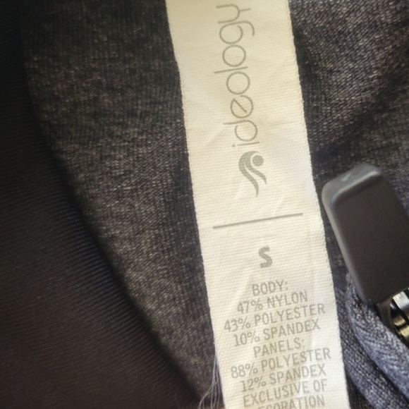 Ideology jacket SMALL work out athletic wear zip front - Picture 4 of 4